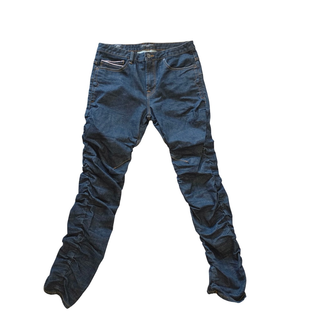 Cult of Individuality Stacker Slim Mens Dark Wash Indigo Jeans 34x32 68A0-SK33B
